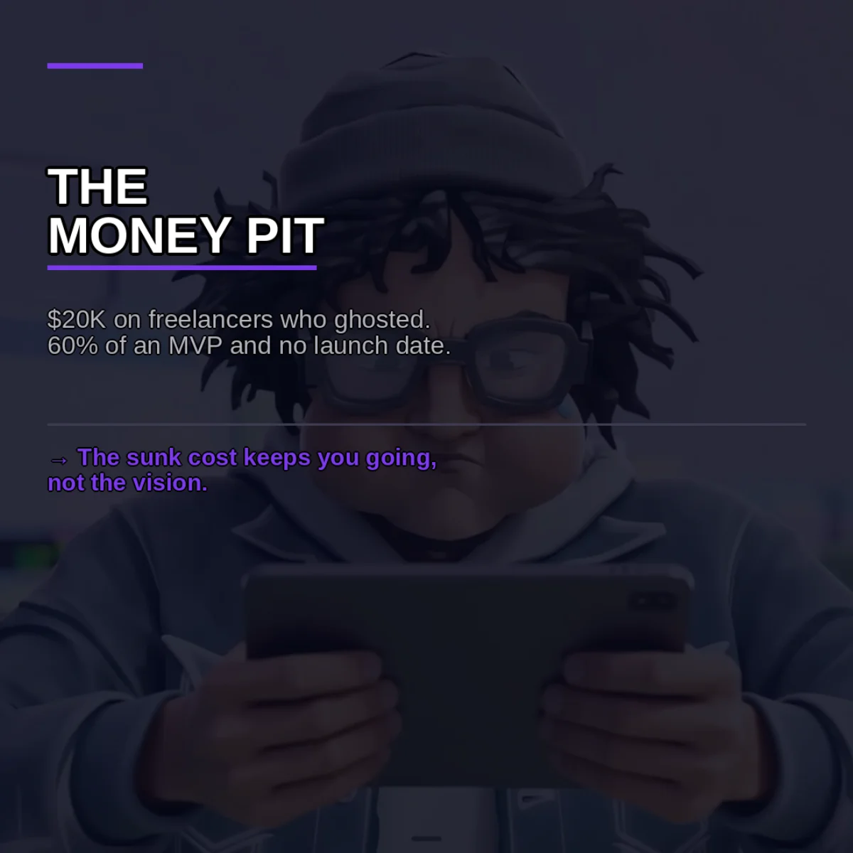 Slide 6 of 8: the should I just quit moment